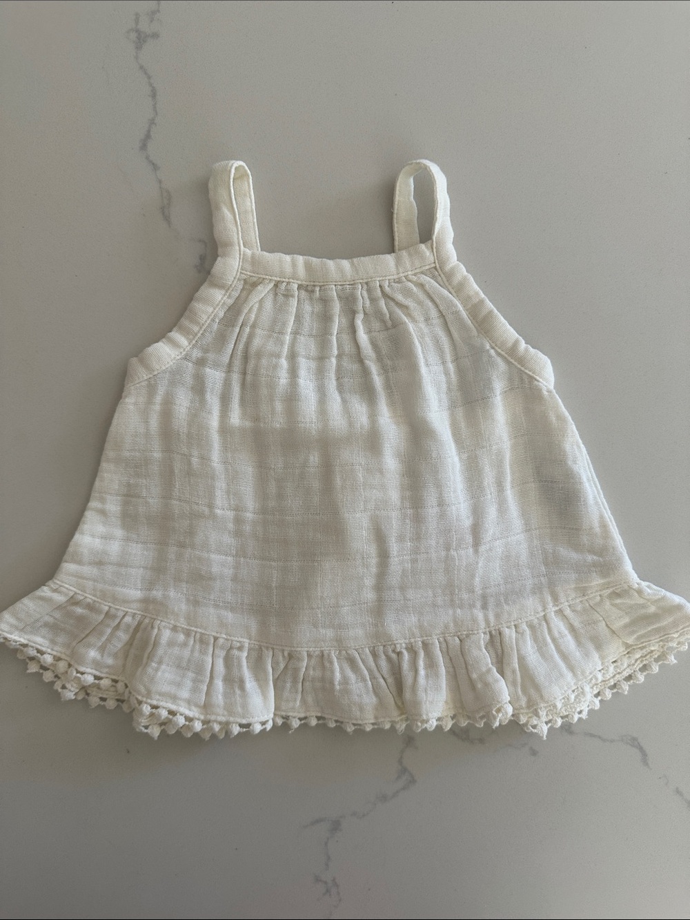 Jamie Kay Zoe Ruffle Top in Parchment